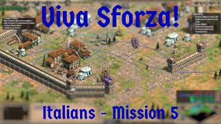 Italians Campaign Mission 5  AOE2 The Forgotten [upl. by Hefter]