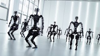 There is strength in numbers Fourier GR1 humanoid robots making strides [upl. by Ecinad612]