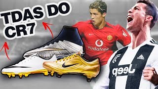 TODAS AS CHUTEIRAS DO CR7 DE TODOS OS TEMPOS  NIKE MERCURIAL [upl. by Kepner]