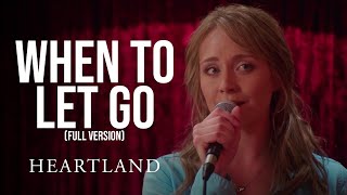 When to Let Go Full Version  Amber Marshall and Shaun Johnston  Heartland 1004  CBC [upl. by Aicarg]