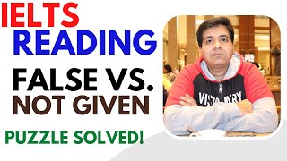 IELTS Reading TRUE FALSE NOT GIVEN By Asad Yaqub [upl. by Yelda]