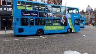 Buses in Leeds Bus Station and City Centre August 2023 [upl. by Santiago912]