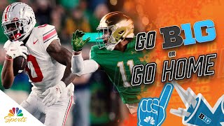 Ohio StateNotre Dame was football at its best  Go B1G or Go Home Podcast  NBC Sports [upl. by Euf]