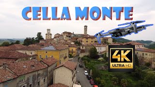 Cella Monte visto dal drone [upl. by Ahseiuqal]