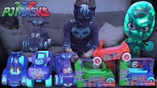 PJ Masks NEW RideOns Make Catboy Cross Disney Junior [upl. by Demmahum]