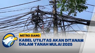 Kerap Makan Korban Desain Penataan Kabel Disiapkan Untuk Tahun 2025 Metro Siang [upl. by Dall]