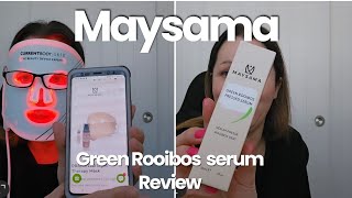 LED light therapy with Maysama Green quotteaquot pressed Rooibos Review over 50s [upl. by Nena181]