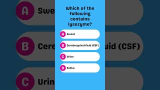 Which of the following contains lysozyme [upl. by Vivie]