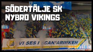 Södertälje SK  Nybro Vikings  Tifo  2024 [upl. by Olimpia322]