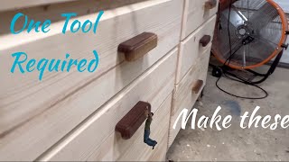 Walnut drawer pulls Easy cabinet upgrades [upl. by Yahsat424]