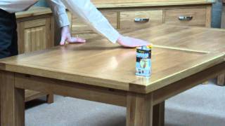 How to apply Danish Oil to a Solid Oak Table [upl. by Germaun816]