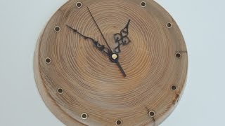 Wall clock on the lathe [upl. by Sugna]