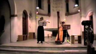 B Bartok  Romanian Dances Veronika Jefremowa  Violin Olga Shevelevich  Harp [upl. by Marsha]