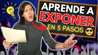 ☝️Cómo EXPONER EN CLASE Fácilmente y sin Nervios Mi Método Secreto en 5 Pasos [upl. by Krefetz878]