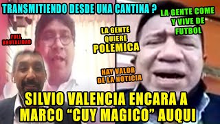 SILVIO VALENCIA ENCARA A MARCO quotCUY MAGICOquot AUQUI  LA GENTE QUIERE POLEMICA  PERU  COLOMBIA [upl. by Osswald]