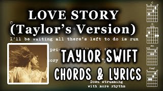 Love Story Taylors Version Guitar Chords [upl. by Uahc]