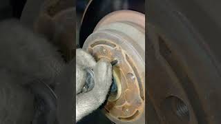 ✅REPLACE REAR BRAKE PADS AND REFACE ROTOR DISC FOR MBMB200 shortshorts short mechanic [upl. by Ylreveb441]