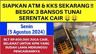 BESOK 3 BANSOS CAIR SEKALIGUS TERMASUK BLT RP600000 SIAPKAN ATM amp KKS  CEK SEGERA [upl. by Merline359]