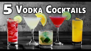 5 Easy Vodka Cocktails To Make At Home  Booze On The Rocks [upl. by Zitella918]