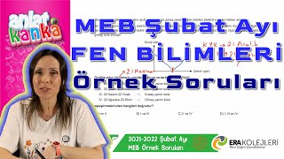 MEB ŞUBAT Ayı Fen Bilimleri Örnek Sorular Çözümü LGS 2022 [upl. by Afaw]