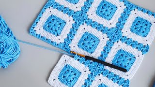 Revealing the Ultimate Crochet Hack How to Easily Join Granny Squares Without Breaking Yarn [upl. by Nnaael]