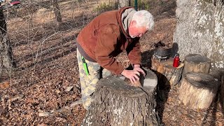 Fire Roll With Alternate Surfaces Stump Rock Felling Wedge [upl. by Higley854]