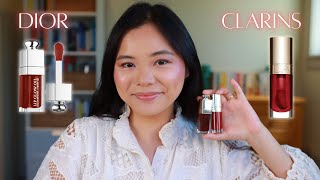 Which Is Better DIOR vs CLARINS LIP OIL [upl. by Lenka863]