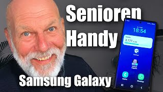 Seniorenhandy  samsunggalaxy Galaxy Note 10  einfache Bedienung [upl. by Aneez]