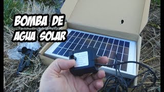 Nueva Bomba de Agua Solar y Buho espantapájaros  La Huerta de Ivan [upl. by Janessa]