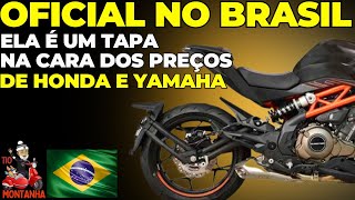 OFICIAL no Brasil essa 400 é um Tapa na Cara dos Preços altos de Honda e Yamaha [upl. by Moonier]