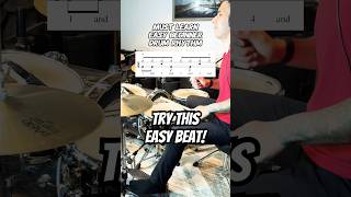 Easy BEGINNER Drummer 8th note Groove  Beat Drum Lesson drums [upl. by Southard763]