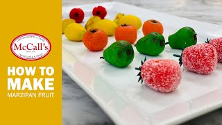 Making marzipan fruits from scratch  Easter decorations  Marzipan fruits tutorial [upl. by Amos]