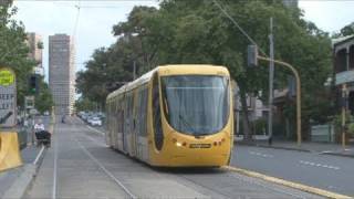 Melbourne trams Route 96 Alstom C2 cars [upl. by Nogam]