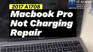 2017 A1708 Charger Port Replacement on Macbook Not Charging Repair [upl. by Chicoine]