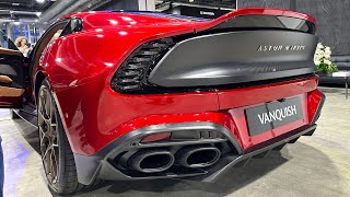 New Aston Martin Vanquish V12 2024 Short Exterior Walkaround [upl. by Sokim]