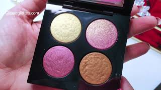 Pat McGrath Blitz Astral Eyeshadow Quad Ritualistic Rose  Review amp Swatches [upl. by Lothar]