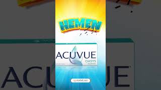 Acuvue Oasys Multifocal kontakt lensler göz alıcı kampanyalarla Lensmarketcom’da [upl. by Adarbil]