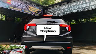 PASANG STOPLAMP VERSI TERBARU V3 HONDA HRV PRESTIGE 2020  IMPORT LANGSUNG GUYS DARI TAIWAN [upl. by Enirehtacyram]