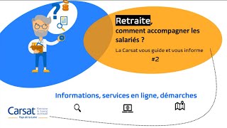 Conférence en ligne  Retraite comment accompagner les salariés [upl. by Mohandis]