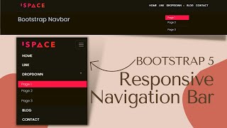 Bootstrap 5 Responsive Navbar  Bootstrap Navbar [upl. by Nemad429]