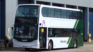 TopoDyn Rapid ADL Enviro400 E5ZF  First Aberdeen 33901 SN11FOJ [upl. by Sueahccaz]