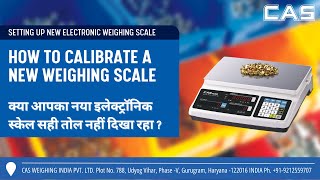 How to Calibrate a New Weighing Scale PRC [upl. by Rowland]