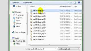 Carga de certificado y folios para factura electrónica [upl. by Iona]
