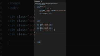 How to create multiple div with class in one click in VS Code  shorts vscode html ytshorts [upl. by Elia392]