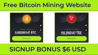 Free Bitcoin mining website  Free crypto earning websites  Free BTC earning website [upl. by Charlot741]