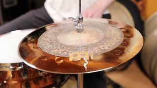 14quot Meinl Byzance Dual HiHat Cymbal Pair 898g1078g [upl. by Ebba]