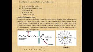 Thermotropic Liquid Crystals Engineering Chemistry 1st semester by Ranvijay Sir [upl. by Anner915]