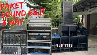 PAKET SOUNDSISTEM 68jt 3 way sistem [upl. by Sellig]