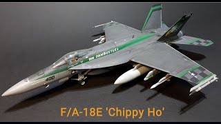 Academy FA18E Super Hornet VFA195 quotChippy Hoquot 172 model build 아카데미 호넷 치피호 프라모델 조립 [upl. by Polik]