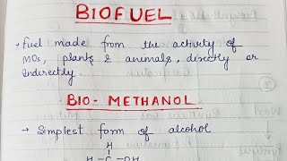 Biofuel BioMethanol [upl. by Nitneuq53]